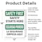 Signmission Safety Culture Sign, 12 in Width, Aluminum, Rectangle, Bilingual OS-2PACK-SF-A-1218-L-10875 - alternate 3